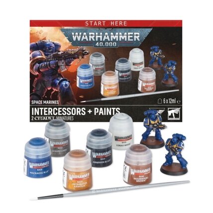 SPACE MARINES: INTERCESSORS & PAINTS SPACE MARINES: INTERCESSORS & PAINTS