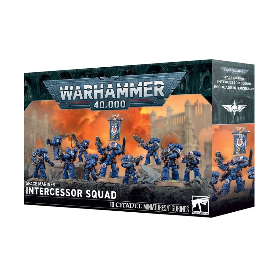 SPACE MARINES: INTERCESSOR SQUAD miniatures