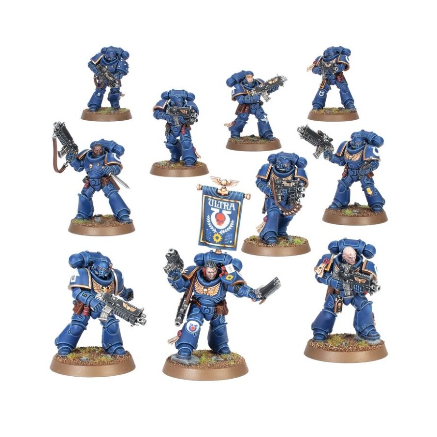 SPACE MARINES: INTERCESSOR SQUAD miniatures 1