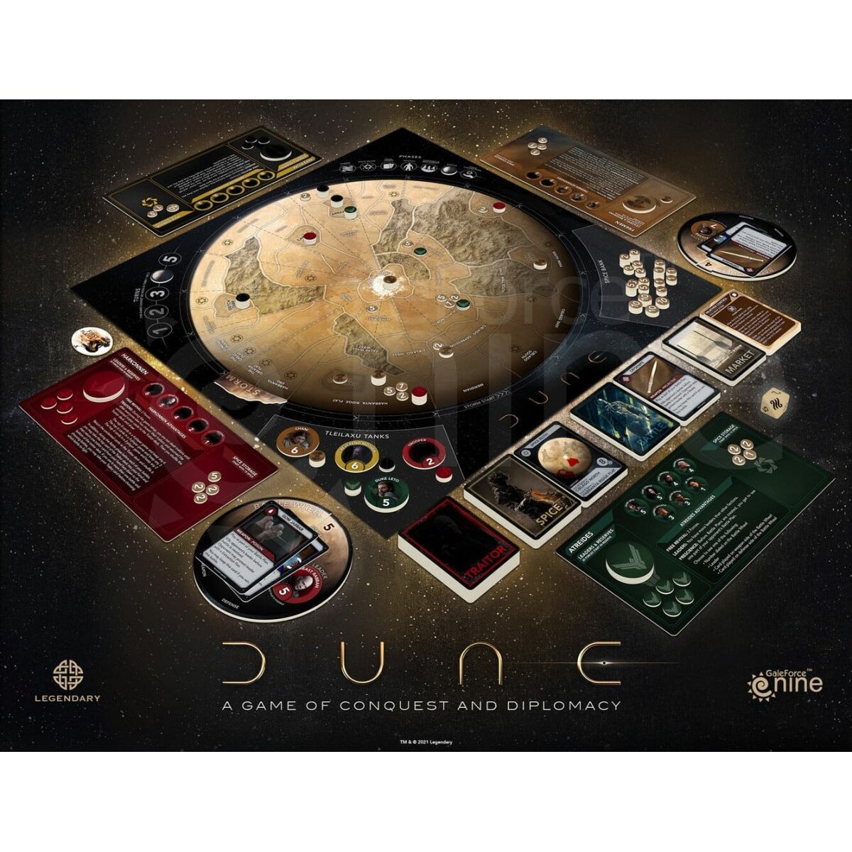 Dune: A Game of Conquest and Diplomacy (2021) Board Game 1