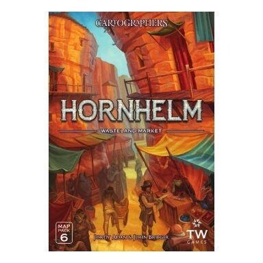 Board game expansion Cartographers Map Pack 6 - Hornhelm Market (2022)