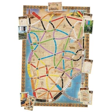 Ticket to Ride Map Collection: Volume 3 – The Heart of Africa (2012) Board Game Supplement