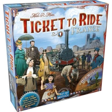 Board game expansion Ticket to Ride Map Collection: Volume 6 – France &amp; Old West (2017)