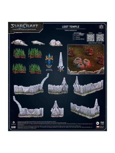 StarCraft® The Miniatures Game - Lost Temple - Terrain Expansion Set papildymas StarCraft® The Miniatures Game - Lost Temple - Terrain Expansion Set papildymas