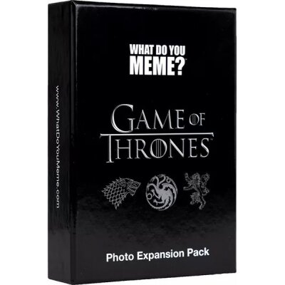 Board game expansion What Do You Meme?: Game of Thrones Photo Expansion Pack (2018) Board game expansion What Do You Meme?: Game of Thrones Photo Expansion Pack (2018)