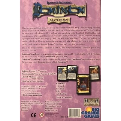 Dominion: Alchemy (2018) Board Game Expansion 1 Dominion: Alchemy (2018) Board Game Expansion 1