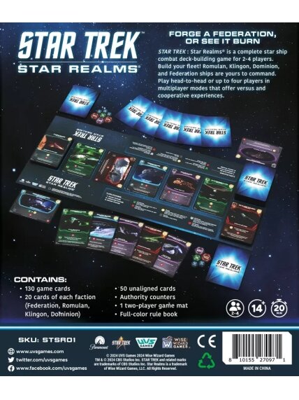Star Trek Star Realms stalo žaidimas 1
