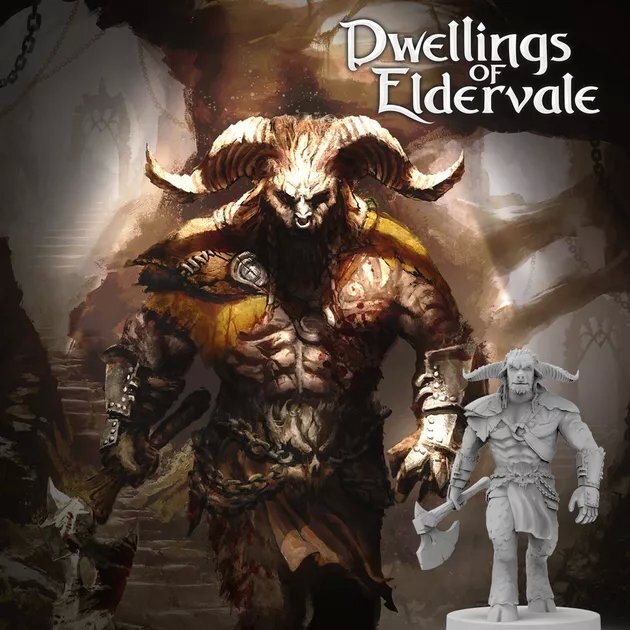Dwellings of Eldervale: Minotaur (2020) Board Game Expansion