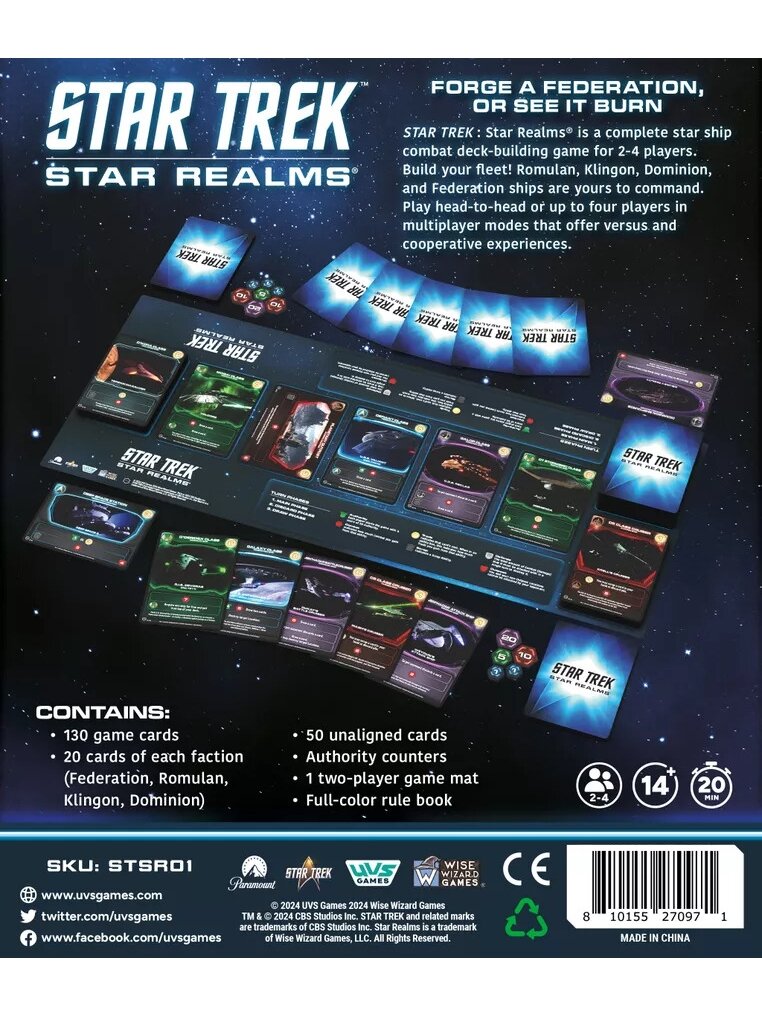 Star Trek Star Realms stalo žaidimas 1
