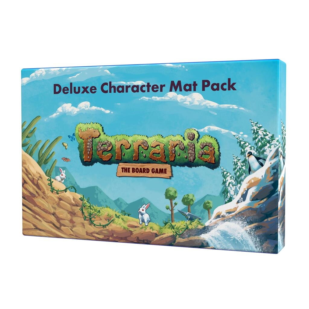 Terraria: The Board Game Deluxe Player Mats - board game expansion Terraria: The Board Game Deluxe Player Mats - board game expansion