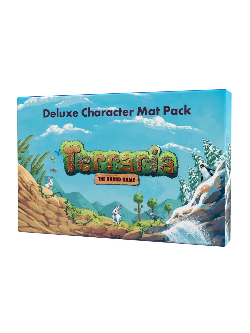 Terraria: The Board Game Deluxe Player Mats - stalo žaidimo papildymas Terraria: The Board Game Deluxe Player Mats - stalo žaidimo papildymas