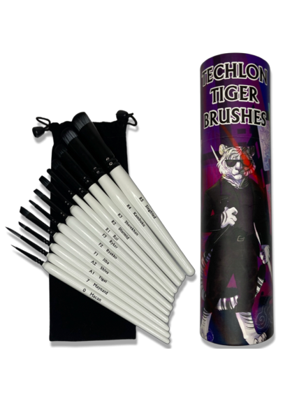 Techlon Tiger Drybrush Set Techlon Tiger Drybrush Set