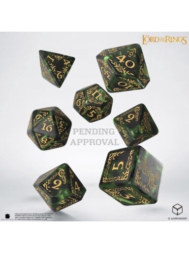 The Lord of the Rings: Rohan Dice Set kauliukai The Lord of the Rings: Rohan Dice Set kauliukai