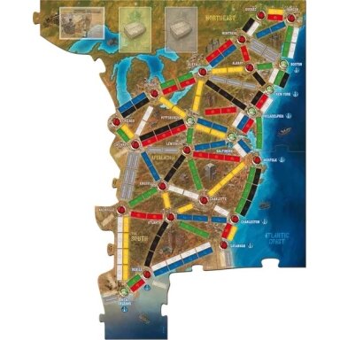 Ticket to Ride Legacy: Legends of the West (2023) Stalo Žaidimas