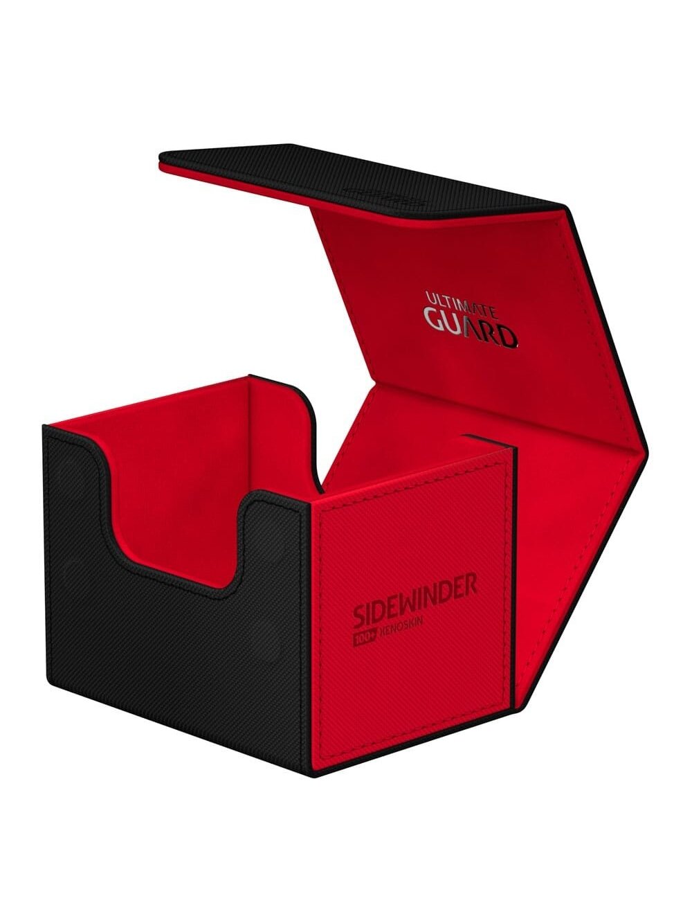 Ultimate Guard Sidewinder 100+ Xenoskin Synergy - Black/Red (Kortų Dėžutė) Ultimate Guard Sidewinder 100+ Xenoskin Synergy - Black/Red (Kortų Dėžutė)