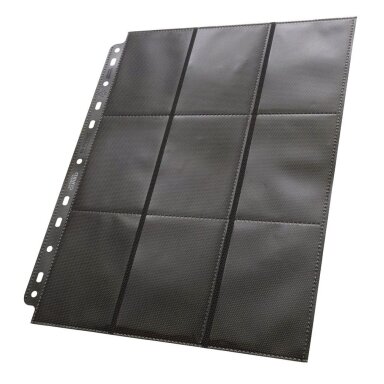 Ultimate Guard 18-Pocket Page Side-Loading - Black