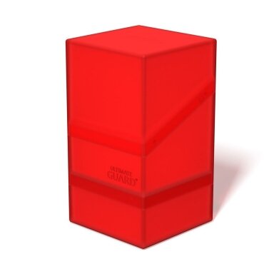Ultimate Guard Boulder'n'Tray 100+ - Ruby (Kortų Dėžutė)