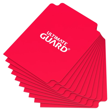 Ultimate Guard Card Dividers Standard Size (10) - Red