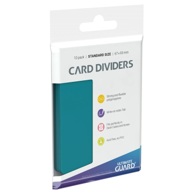 Ultimate Guard Card Dividers Standard Size (10) - Petrol