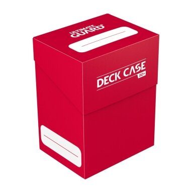 Ultimate Guard Deck Case 80+ - Red (Kortų Dėžutė)