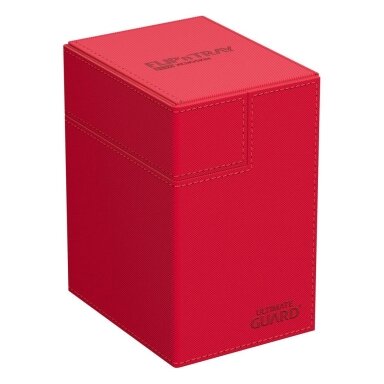 Ultimate Guard Flip'n'Tray 133+ Xenoskin - Red (Kortų Dėžutė)