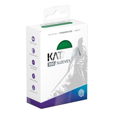Ultimate Guard Katana Sleeves Standard Size (100 Sleeves) - Jade Garden