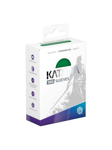 Ultimate Guard Katana Sleeves Standard Size (100 Įmaučių) - Jade Garden