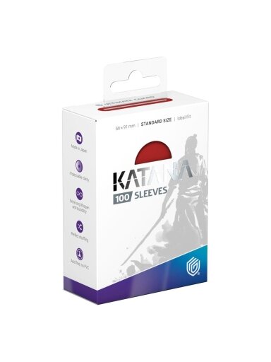 Ultimate Guard Katana Sleeves Standard Size (100 Įmaučių) - Rising Sun