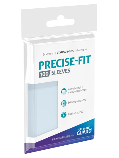 Ultimate Guard Precise-Fit Sleeves Standard Size (100 Įmaučių)