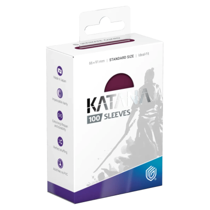 Ultimate Guard Katana Sleeves Standard Size (100) - Radiant Plum Ultimate Guard Katana Sleeves Standard Size (100) - Radiant Plum
