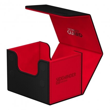 Ultimate Guard Sidewinder 100+ Xenoskin Synergy - Black/Red (Kortų Dėžutė) Ultimate Guard Sidewinder 100+ Xenoskin Synergy - Black/Red (Kortų Dėžutė)