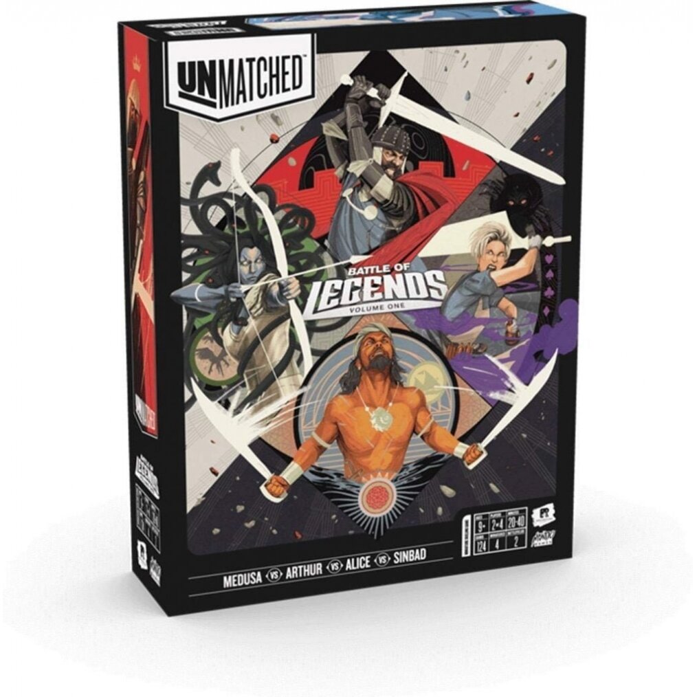 Unmatched: Battle of Legends, Volume One (2019) Board Game Unmatched: Battle of Legends, Volume One (2019) Board Game