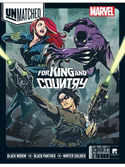 Unmatched Marvel: King & Country stalo žaidimas
