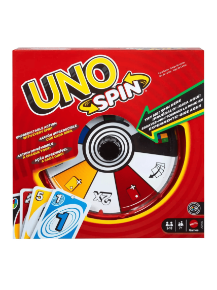UNO Spin Stalo Žaidimas UNO Spin Stalo Žaidimas