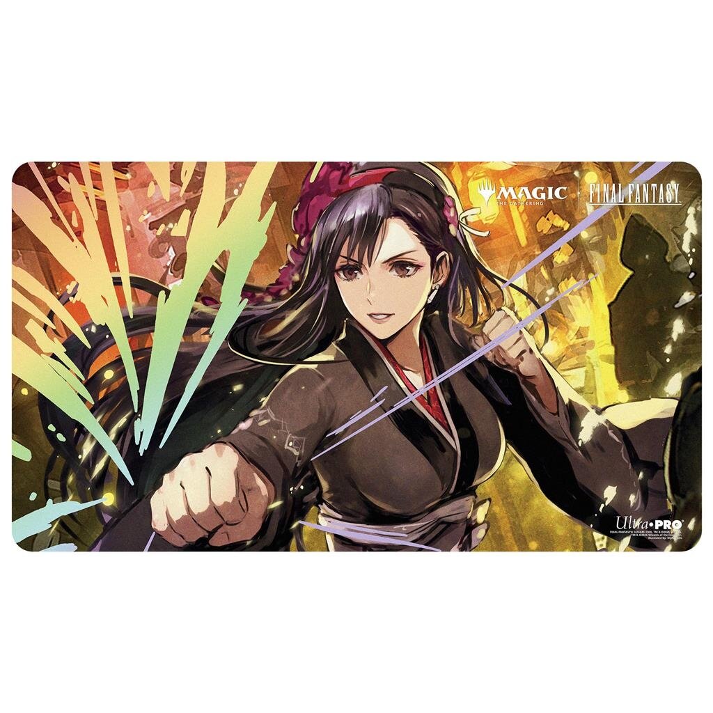 UP - Magic: The Gathering - Final Fantasy Tifa Lockhart Foil Playmat UP - Magic: The Gathering - Final Fantasy Tifa Lockhart Foil Playmat