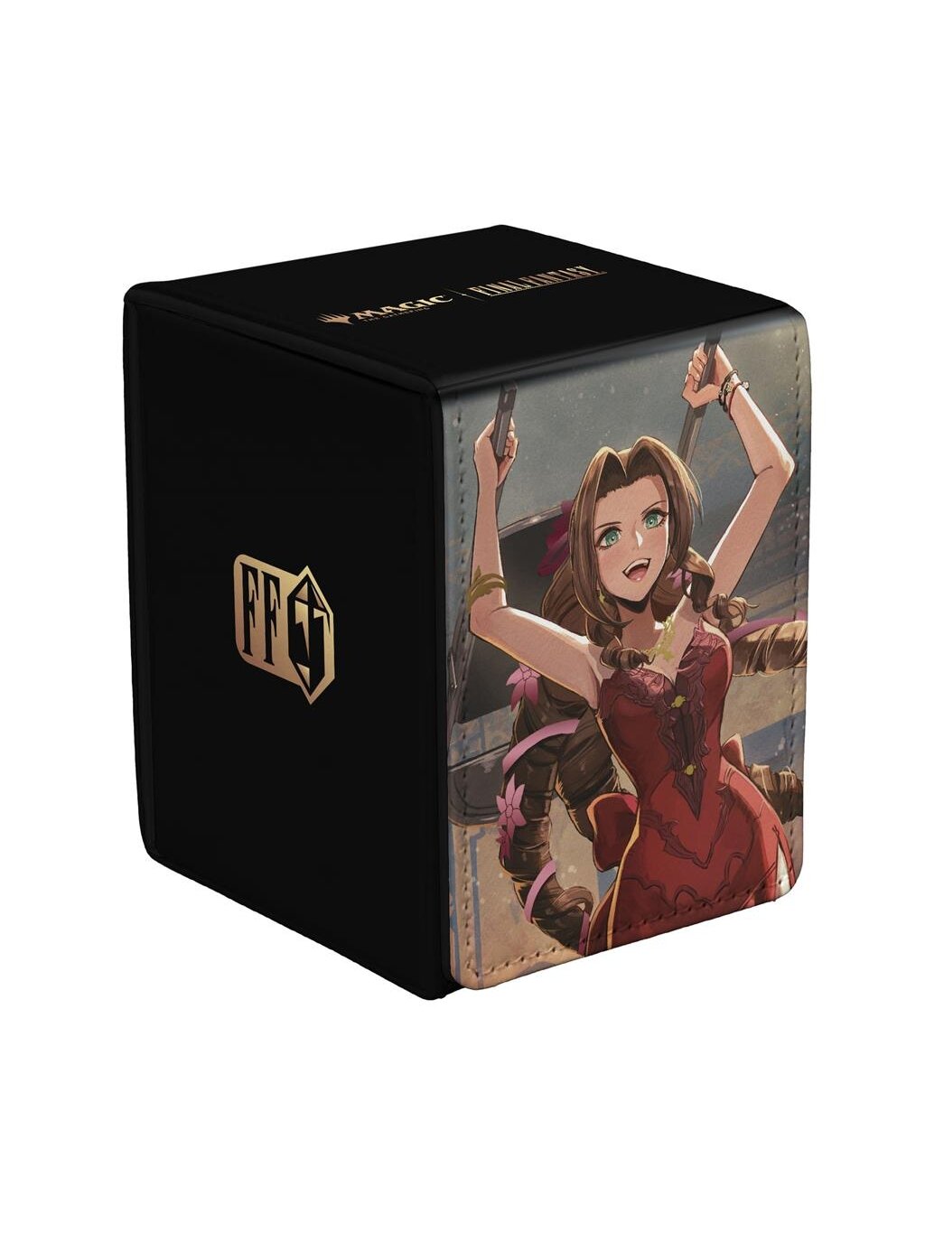 UP - Magic: The Gathering - Final Fantasy Aerith Gainsborough ALCOVE® Flip DECK BOX® kortų dėžutė