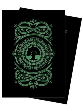 UP - Standard Sleeves for Magic: The Gathering Mana 7 Forest (100 įmaučių)