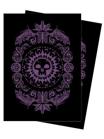 UP - Standard Sleeves for Magic: The Gathering Mana 7 Swamp (100 įmaučių)