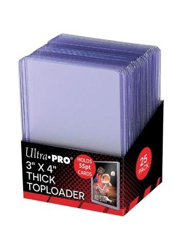 UP - Toploader - 3" X 4" Action Packed 55PT Toploader (25 pieces) UP - Toploader - 3" X 4" Action Packed 55PT Toploader (25 pieces)