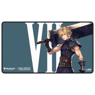 UP - Magic: The Gathering - Final Fantasy Cloud, Ex-SOLDIER Black-Stitched Playmat