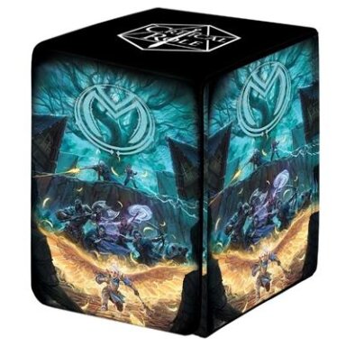 UP - Printed Leatherette Alcove Deck Box featuring: Vox Machina Art from Critical Role