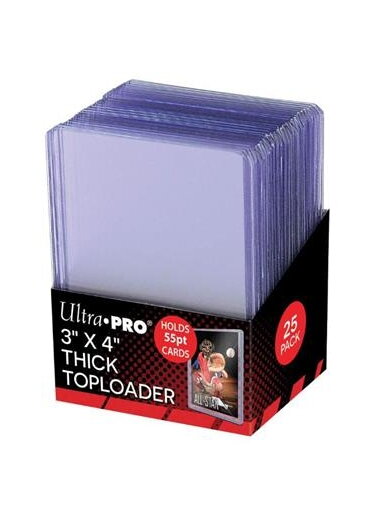 UP - Toploader - 3" X 4" Action Packed 55PT Toploader (25 pieces) UP - Toploader - 3" X 4" Action Packed 55PT Toploader (25 pieces)