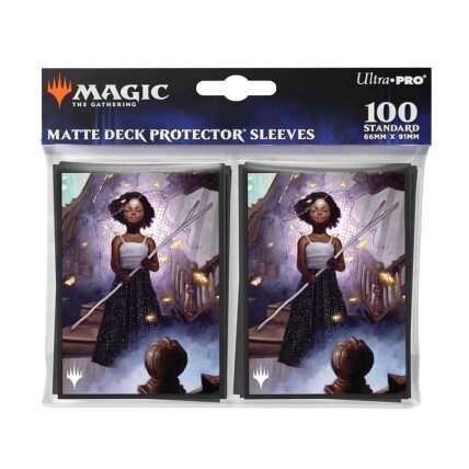 UP - Duskmourn 100ct Deck Protector Sleeves Commander B for Magic: The Gathering UP - Duskmourn 100ct Deck Protector Sleeves Commander B for Magic: The Gathering