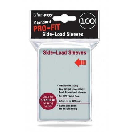 UP - Sleeves Standard - PRO-Fit Side Load (100 Sleeves) UP - Sleeves Standard - PRO-Fit Side Load (100 Sleeves)