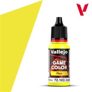 Vallejo - Game Color / Fluo - Fluorescent Yellow