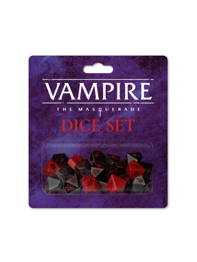 Vampire the Masquerade Dice Set  Kauliukai