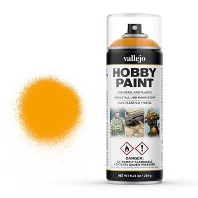 Vallejo - Primer / Fantasy Color Primer - Sun Yellow (spray paint) Vallejo - Primer / Fantasy Color Primer - Sun Yellow (spray paint)