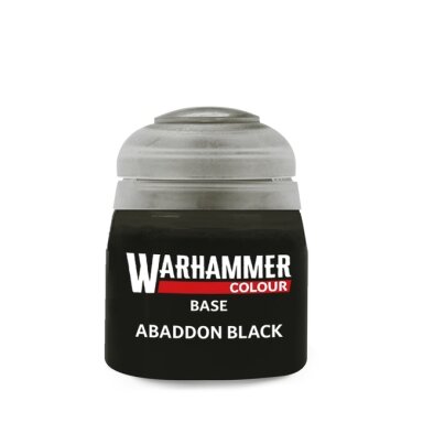 Warhammer Colour - Base - Abaddon Black (12 ml.)