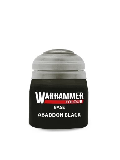 Warhammer Colour - Base - Abaddon Black (12 ml.)