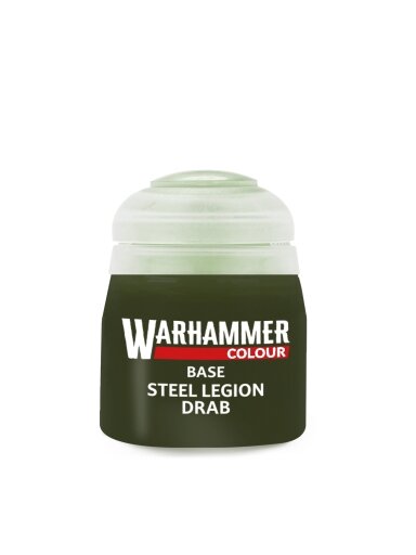 Warhammer Colour - Base - Steel Legion Drab (12 ml.)